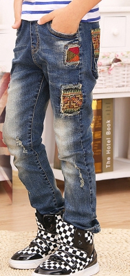 Детски модерни дънки за момчета - различни модели