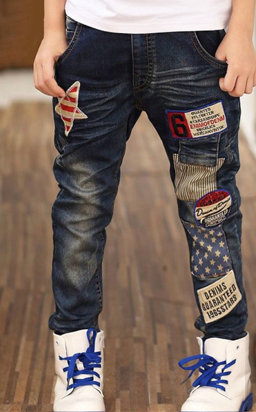 Детски модерни дънки за момчета - различни модели