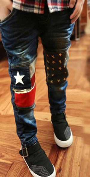 Детски модерни дънки за момчета - различни модели