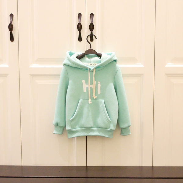 Παιδικό φούτερ με κουκούλα σε διάφορα χρώματα