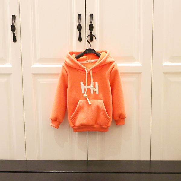 Παιδικό φούτερ με κουκούλα σε διάφορα χρώματα