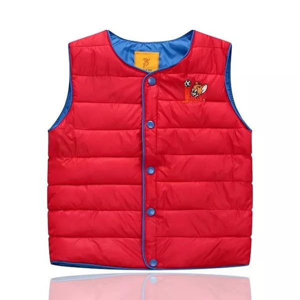 Детски елек за малки деца - син, розов, червен, жълт, черен