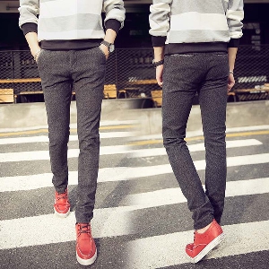 παντελόνια κομψό χειμώνα ανδρών - 6 μοντέλα