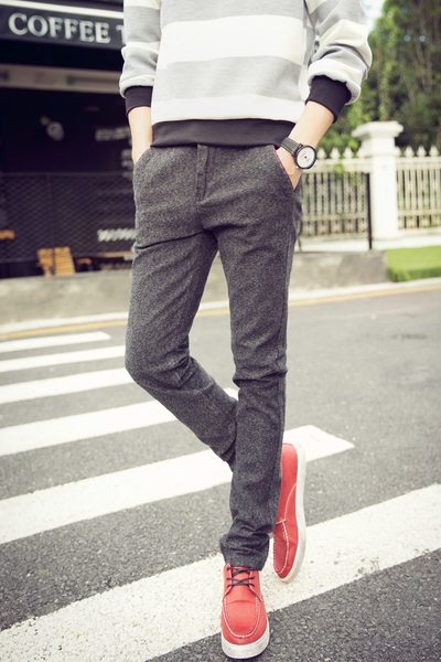 παντελόνια κομψό χειμώνα ανδρών - 6 μοντέλα