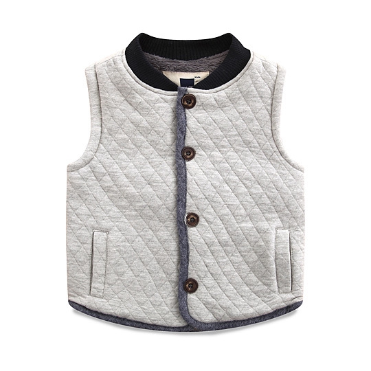 Детска жилетка за момчета - червена, сива, черна, жълта