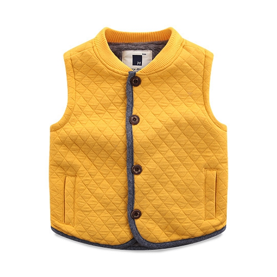 Детска жилетка за момчета - червена, сива, черна, жълта