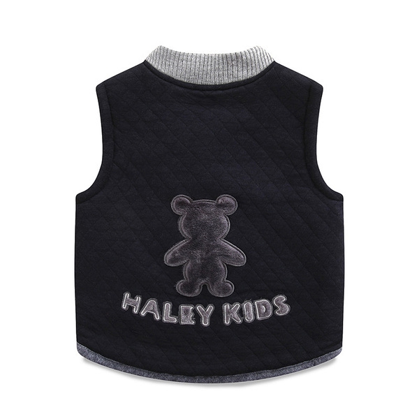 Детска жилетка за момчета - червена, сива, черна, жълта