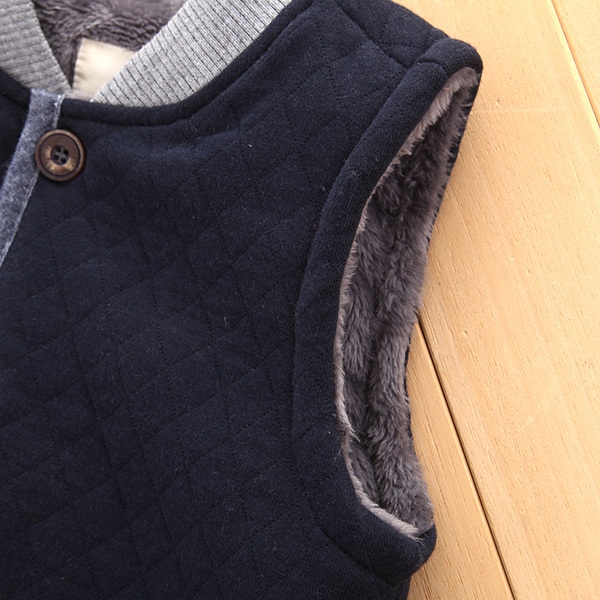 Детска жилетка за момчета - червена, сива, черна, жълта