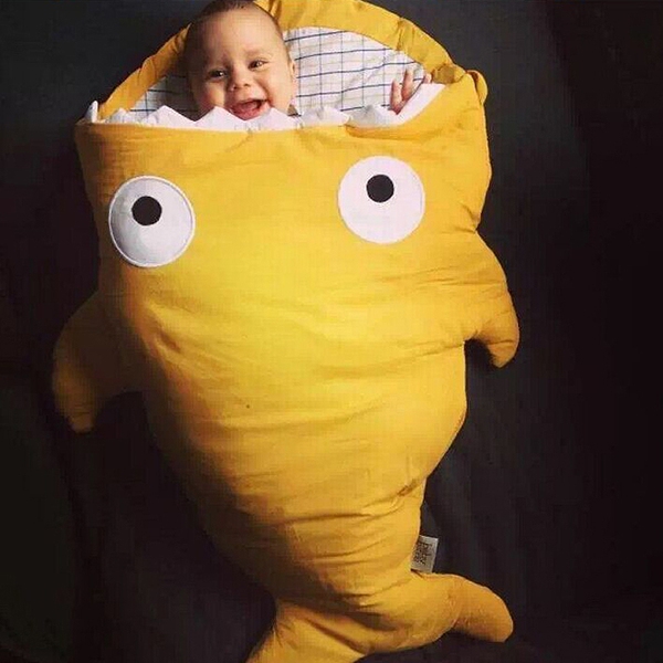 Спален чувал `Риба` в 6 различни цветови модела, памучен