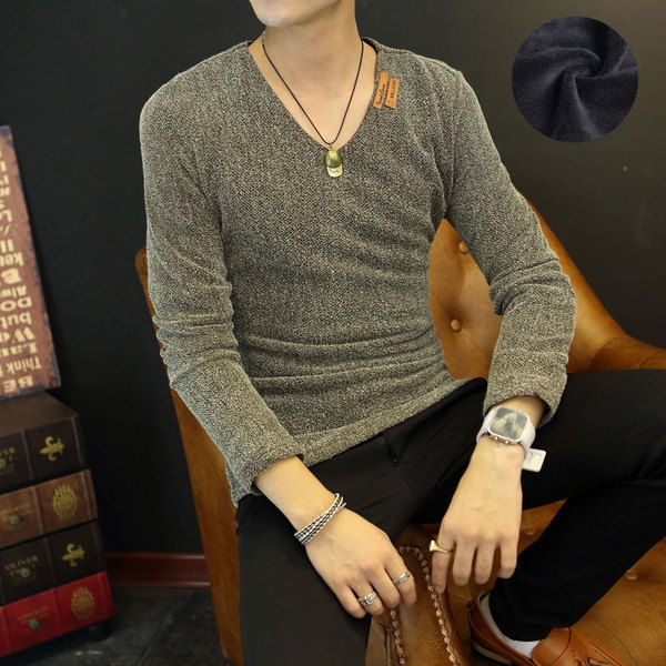 Мъжки плетени пуловери с различен цвят