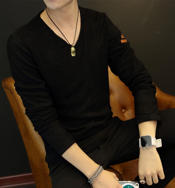 Мъжки плетени пуловери с различен цвят