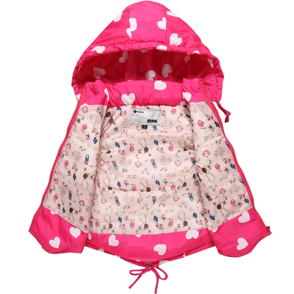 Детски елек с качулка подходящ за момичета - четири модела