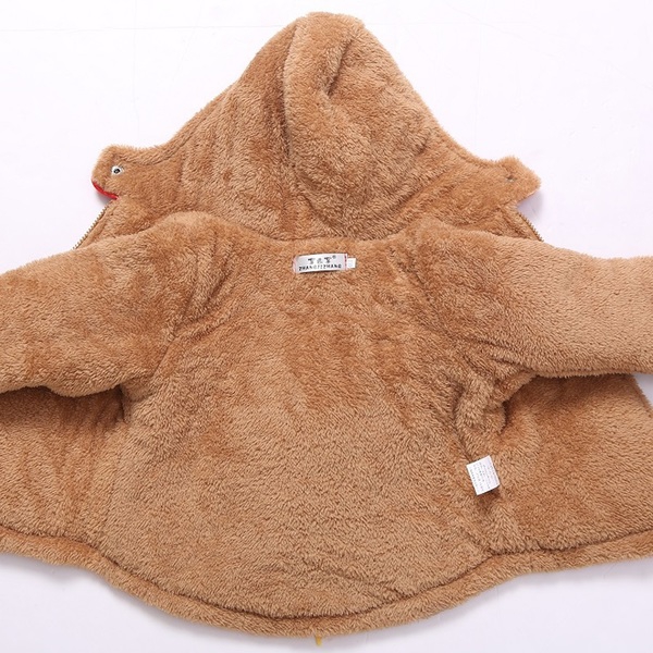 Παιδικό μπουφάν με κουκούλα για κορίτσια και αγόρια σε κίτρινο, κόκκινο και πράσινο χρώμα