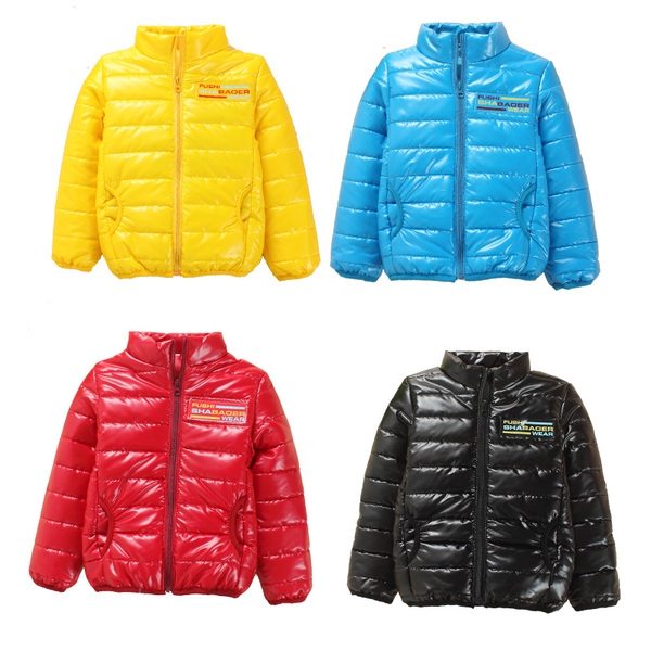 Παιδικά μπουφάν για αγόρια και κορίτσια - κίτρινο, μπλε, κόκκινο και μαύρο