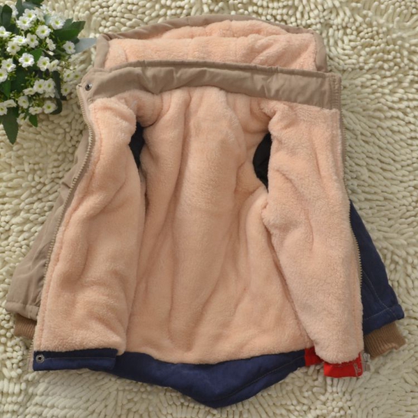 Бебешко зимно яке с качулка - три различни модели