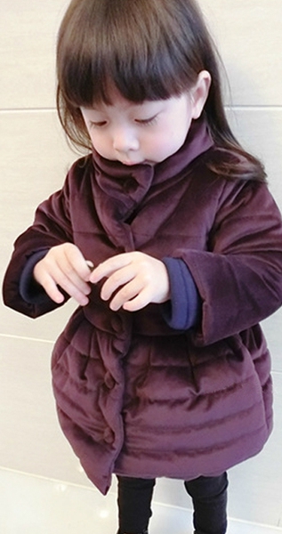 Παιδικό χειμωνιάτικο μπουφάν για τα κορίτσια - δύο χρώματα