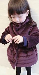 Παιδικό χειμωνιάτικο μπουφάν για τα κορίτσια - δύο χρώματα
