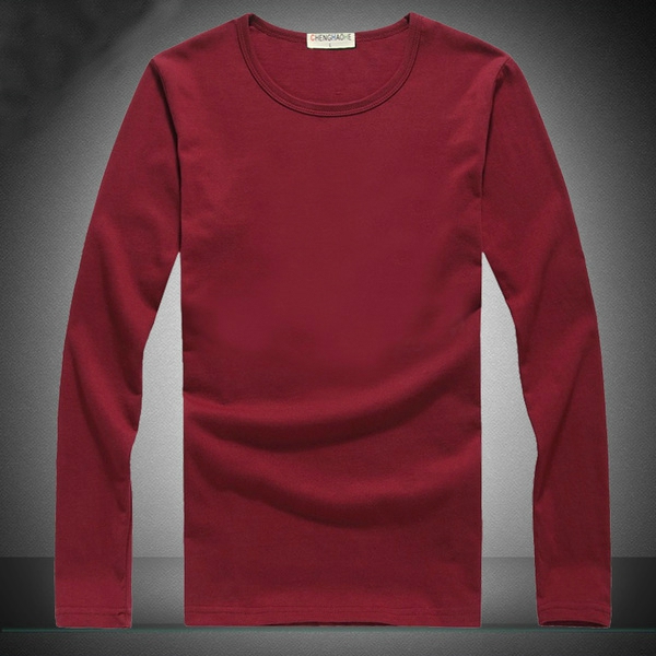 Мъжки тениски с дълъг ръкав в няколко цвята