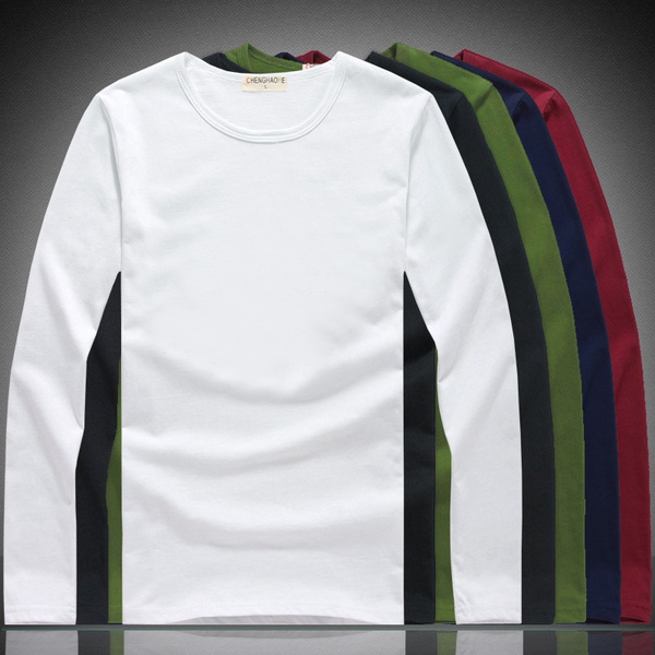 Мъжки тениски с дълъг ръкав в няколко цвята