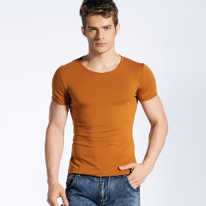 Мъжки тениски с къс ръкав в различен цвят