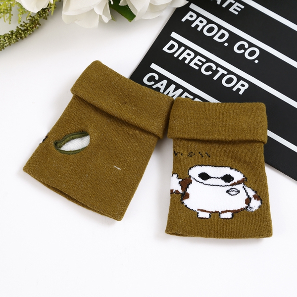 Детски стилни зимни ръкавици в различни цветови модела