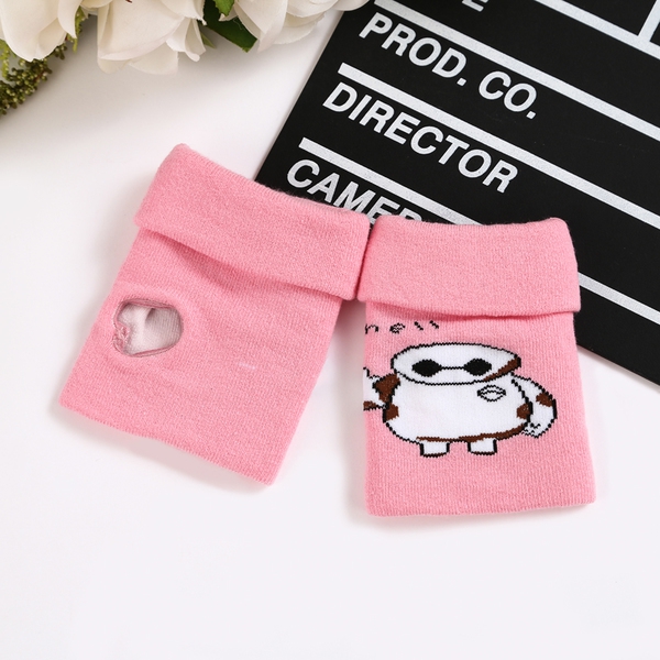 Детски стилни зимни ръкавици в различни цветови модела