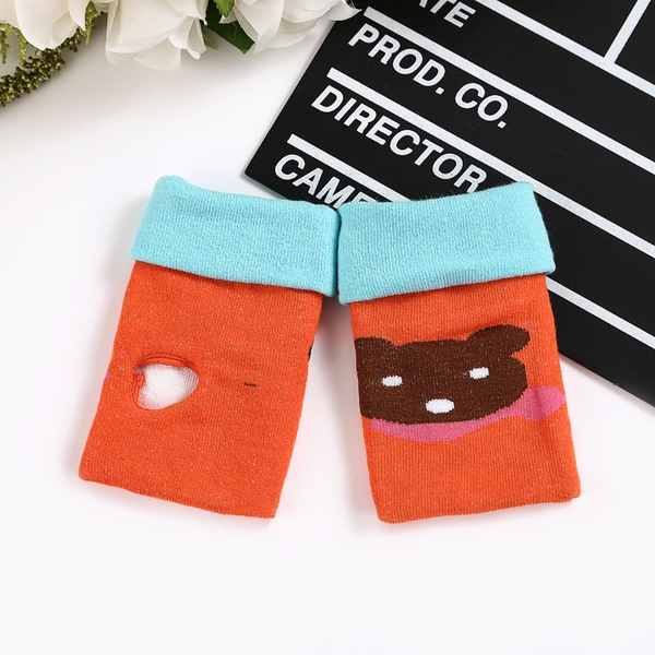 Детски стилни зимни ръкавици в различни цветови модела