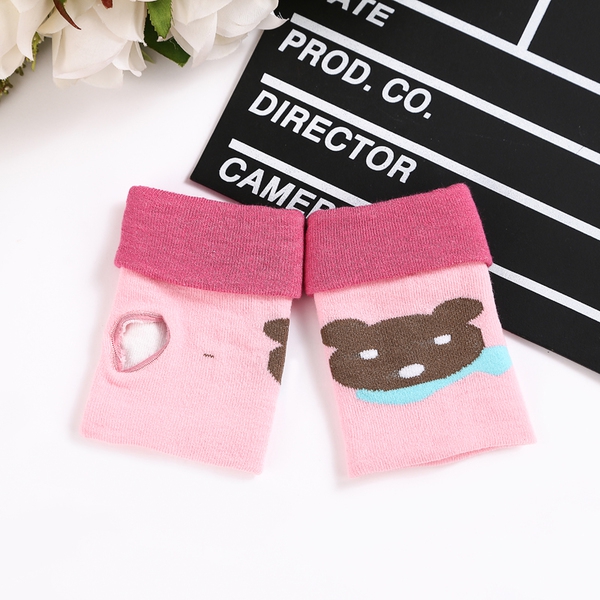 Детски стилни зимни ръкавици в различни цветови модела