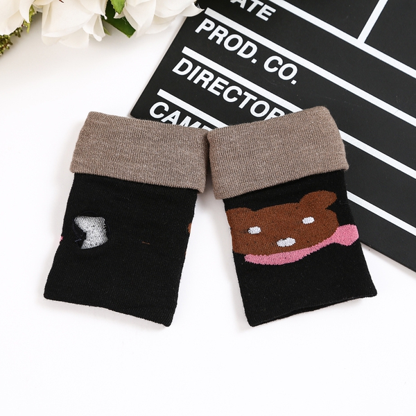 Детски стилни зимни ръкавици в различни цветови модела