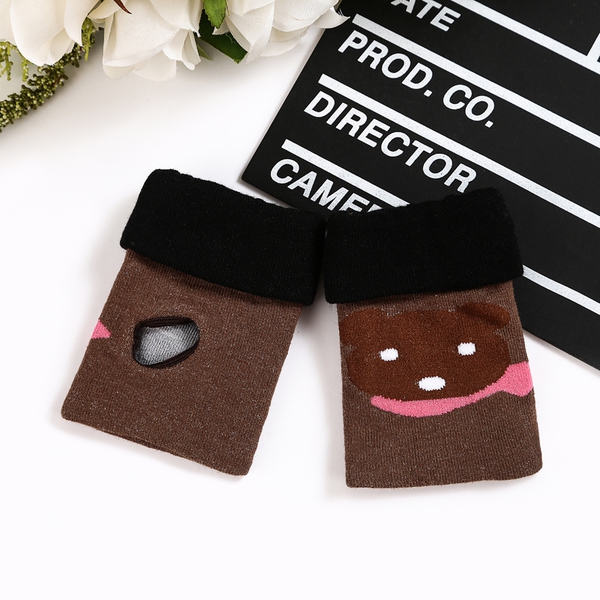 Детски стилни зимни ръкавици в различни цветови модела