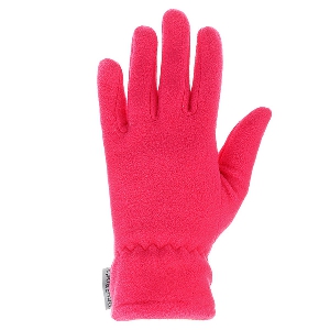 Детски зимни ръкавици - розови и черни - за момчета и момичета