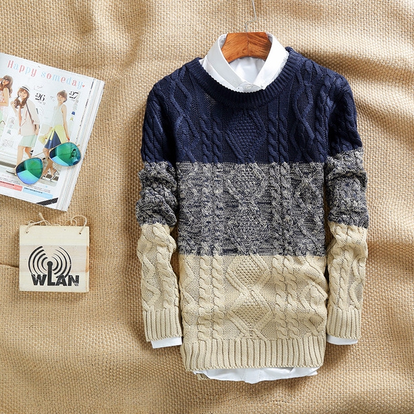 Ανδρικό πουλόβερ σε διάφορα χρώματα