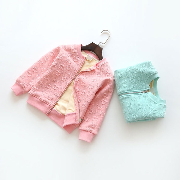 Διαφορετικά μοντέλα παιδικές ζακέτες  για κορίτσια σε κόκκινο, ροζ, κίτρινο, μπλε χρώμα