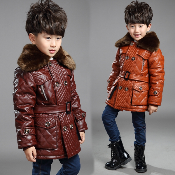 Зимни детски кожени якета за момчета  - стилни и модерни - в различни топ модели