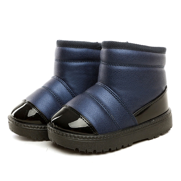 Παιδικές χειμωνιάτικες μπότες για κορίτσια - ροζ, μαύρο, λευκό, μπλε