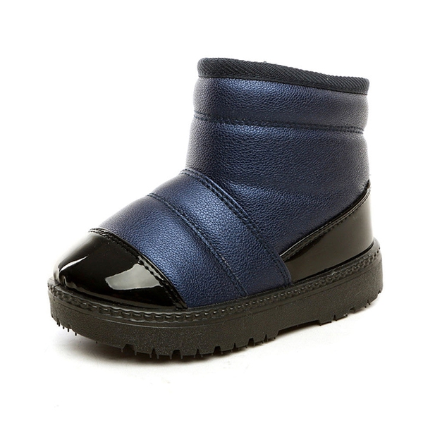 Παιδικές χειμωνιάτικες μπότες για κορίτσια - ροζ, μαύρο, λευκό, μπλε