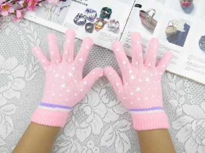 Детски зимни ръкавици - червени, лилави, сини, сиви, розови и черни