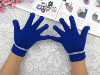 Детски зимни ръкавици - червени, лилави, сини, сиви, розови и черни