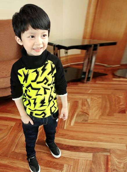 Детски зимен пуловер за момчета  в различни стилни модели