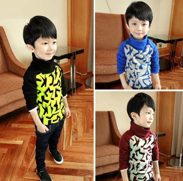 Детски зимен пуловер за момчета  в различни стилни модели
