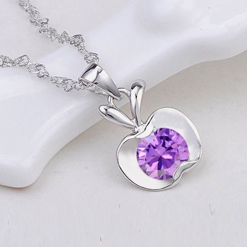 Дамски елегантни огърлици в сребрист цвят