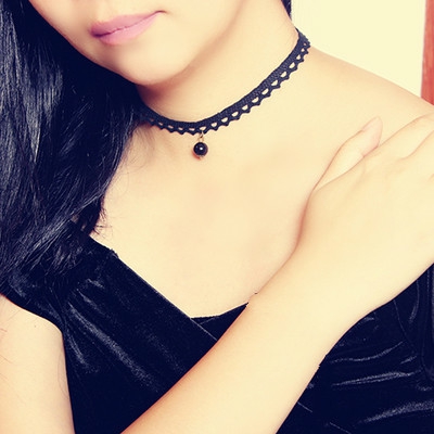 Γυναικεία περιδέραια σε μαύρο χρώμα διαφορετικά μοντέλα