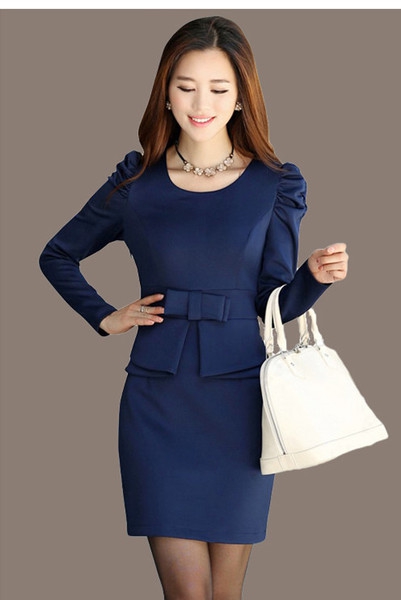 Дамска модерна рокля в различни цветове и размери