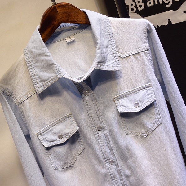 Дамски дънкови ризи - два модела