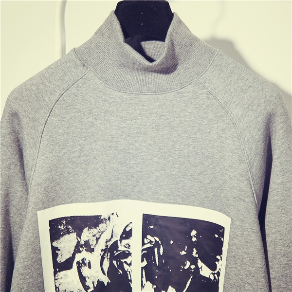 Дамска блуза с дълги ръкави в два модела - черен и сив