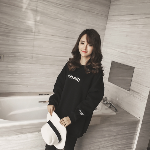 Дамска блуза в кафяв и черен цвят