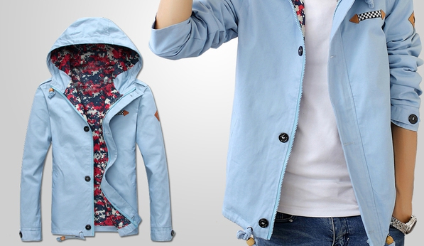 Мъжко пролетно яке с качулка - няколко модела