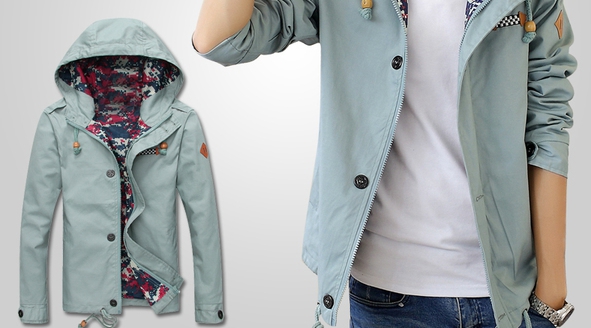 Мъжко пролетно яке с качулка - няколко модела