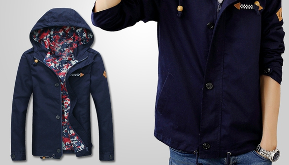 Мъжко пролетно яке с качулка - няколко модела