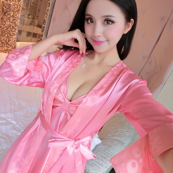 Γυναικείες σέξι πιτζάμες με μακριά μανίκια σε διάφορα χρώματα